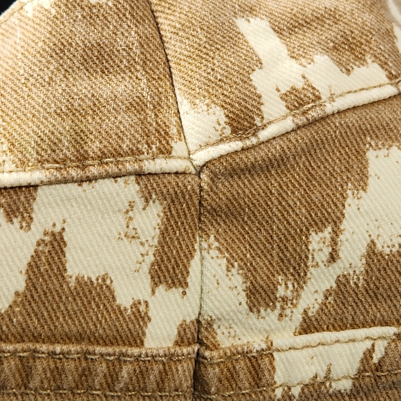 7 for all mankind Anthropologie Tan White Cropped Skinny 5 Pocket Jeans Siz3 27 - Picture 10 of 16